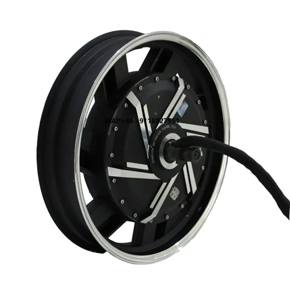 72V 5000W Electric Motorcycle - มอเตอร์ไฟฟ้าติดล้อหลังสำหรับรถจักรยานยนต์ กำลังสูง 17x3.5J ขนาด 17 นิ้ว