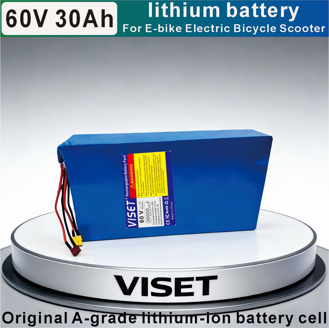 VISET 60V 30AH จักรยาน 18650 ช - 60V 30Ah Electric Scooter Battery บทวิจารณ์และราคา